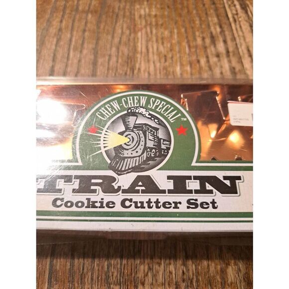 Vintage 2003 Global Décor CHEW CHEW Express Train Cookie Cutter Set Copper w Tin - Picture 3 of 8
